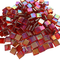 Glasmosaik Transparent 10mm Carnelit