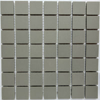 Winckelmans Ardoise – matte Mosaikfliesen im Format 20x20 mm auf Netz