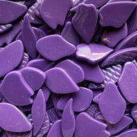 Verre Mosaique - glass mosaic -Glasmosaik-glasmozaïek-Bloemblaadjes Glas Donkerpaars - mosaicshop
