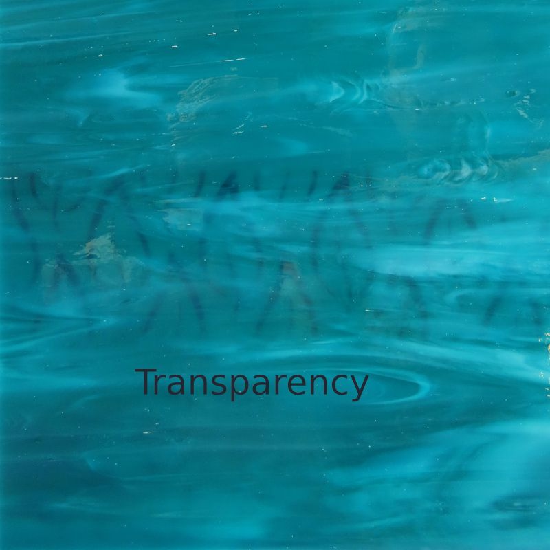 Glasplade Mørk Cyan Sløret