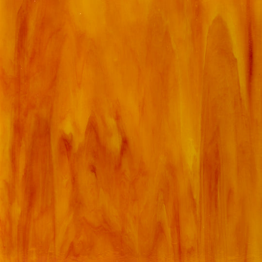 Glass Plate Dark Orange Yellow