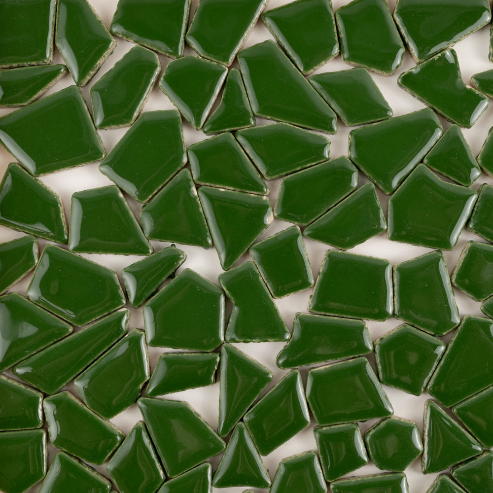 Flip Keramik-Puzzles Moosgrün