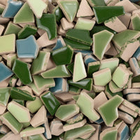 Flip Keramik-Puzzles Grünmix