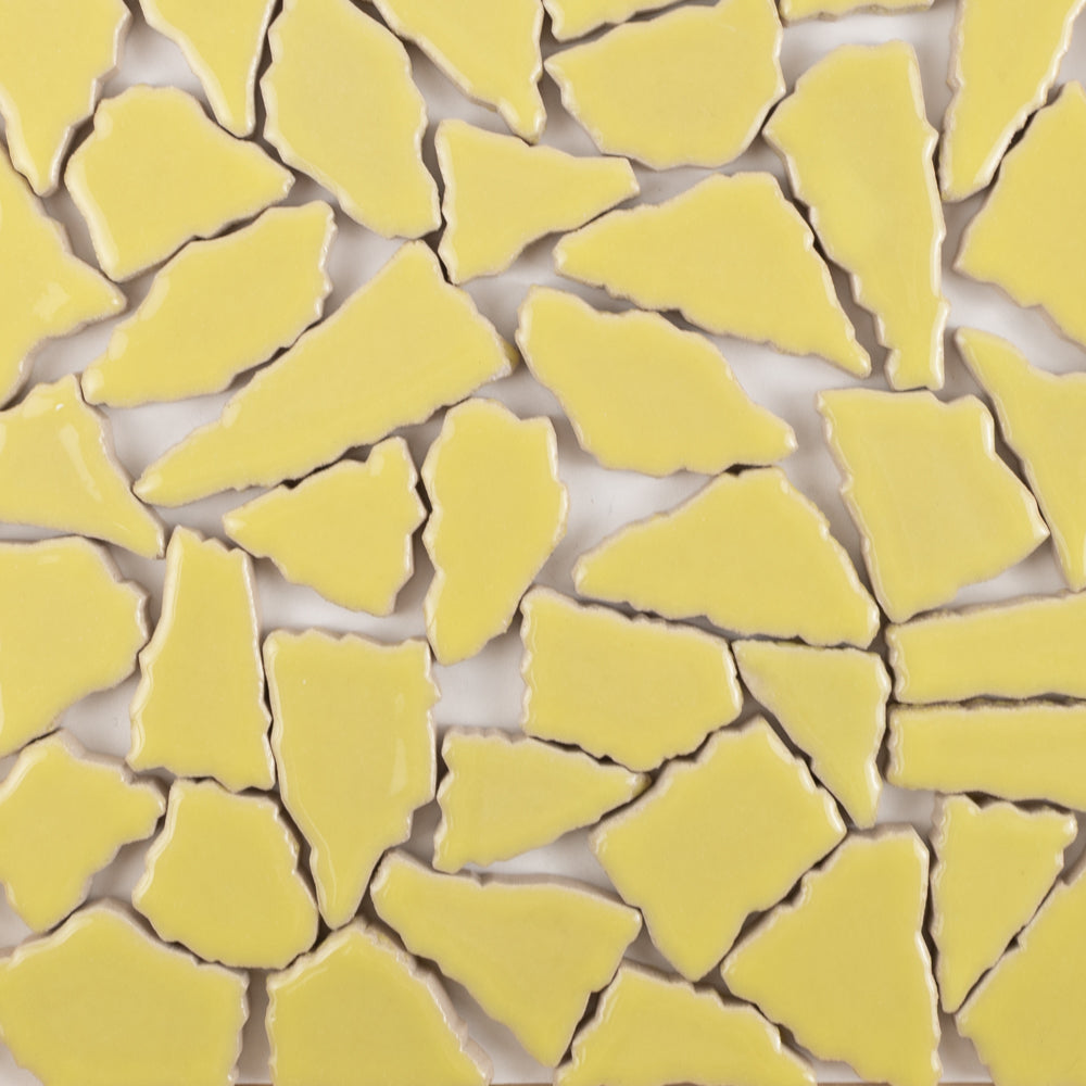 Flip Keramik-Puzzles XL Ockergelb