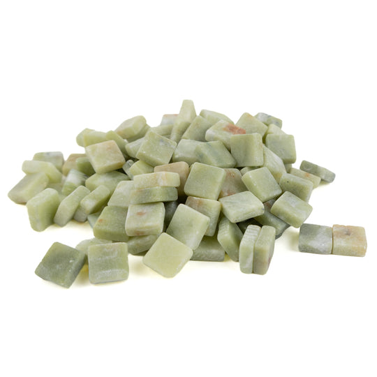 Marble 10x10mm  Emerald Green