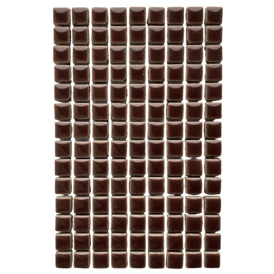 Keramisk mosaik 10mm Brændt Siena