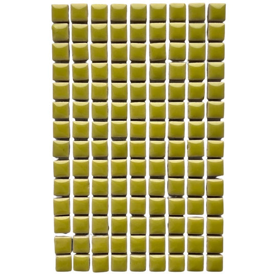 Keramisk mosaik 10mm Chartreuse