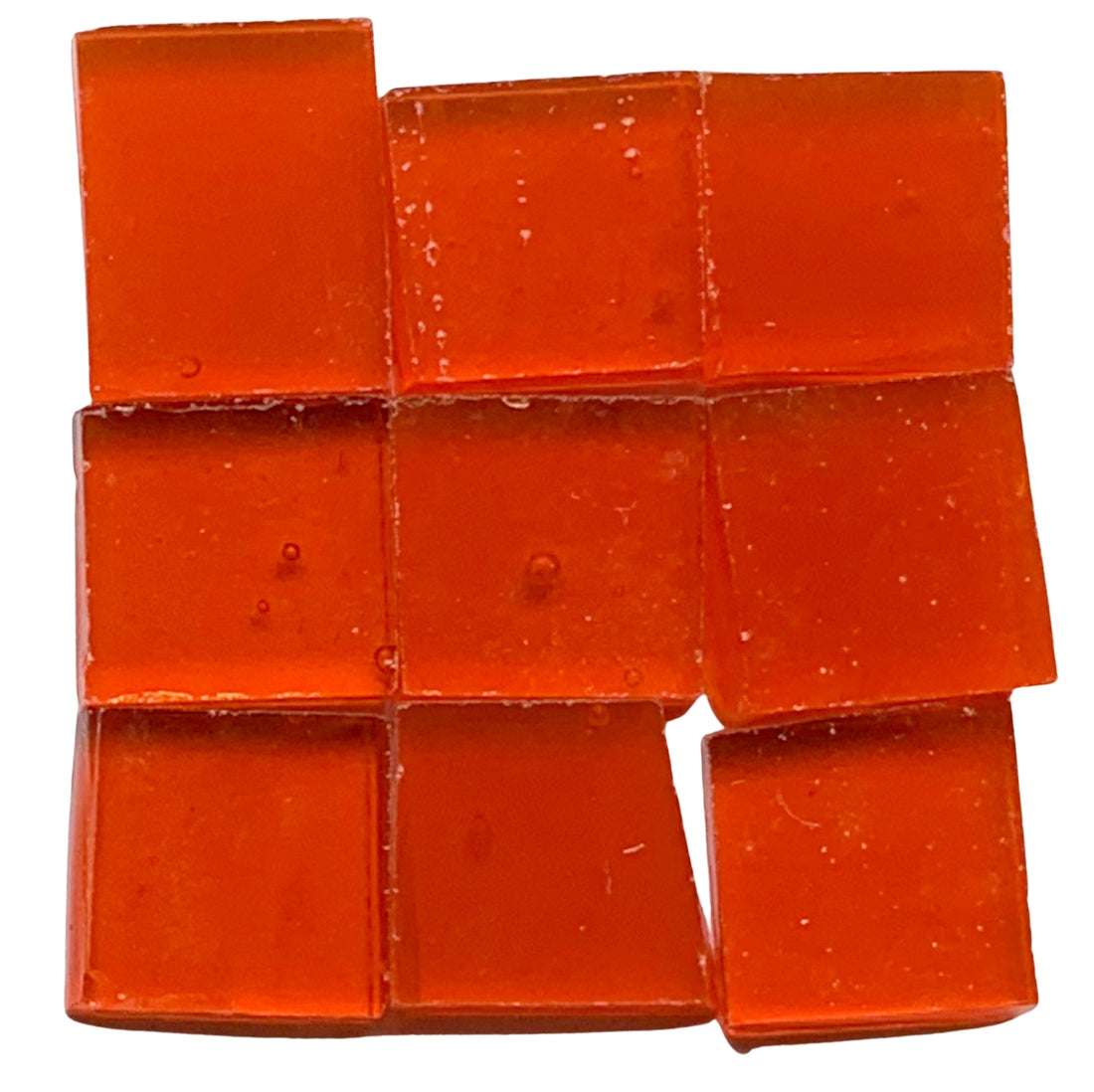 Glasmosaik Tiffany Glacier 10mm Orange
