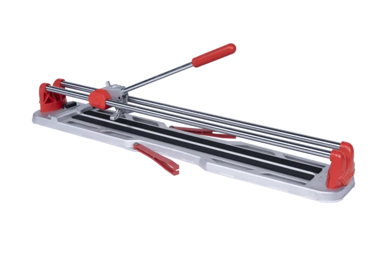 Side view: Rubi STAR 42 tile cutter with case