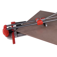 In use: Rubi STAR 42 tile cutter with case
