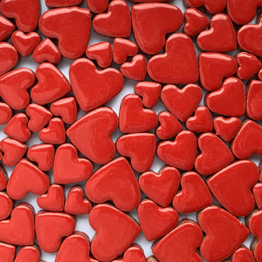 Charms Hearts Red