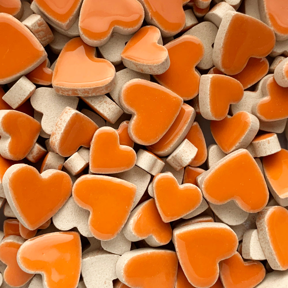Charms Herzen Orange
