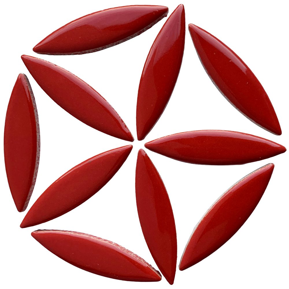 Oval Rød