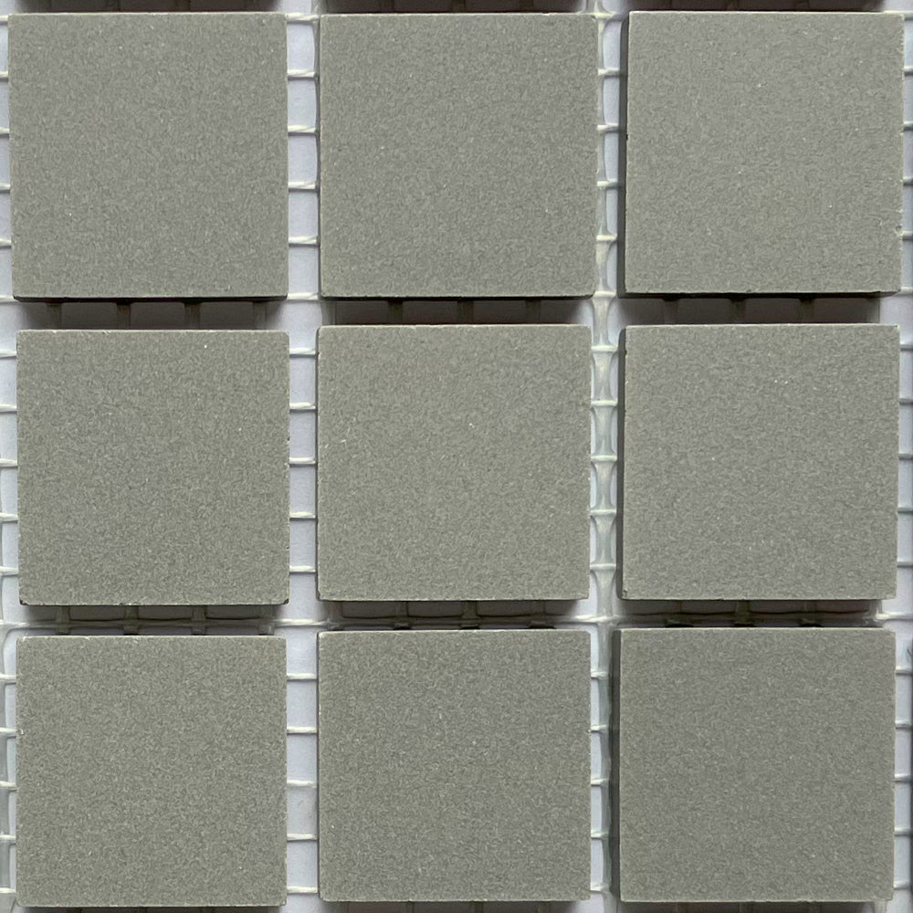 Winckelmans Ardoise – matte Mosaikfliesen im Format 20x20 mm auf Netz