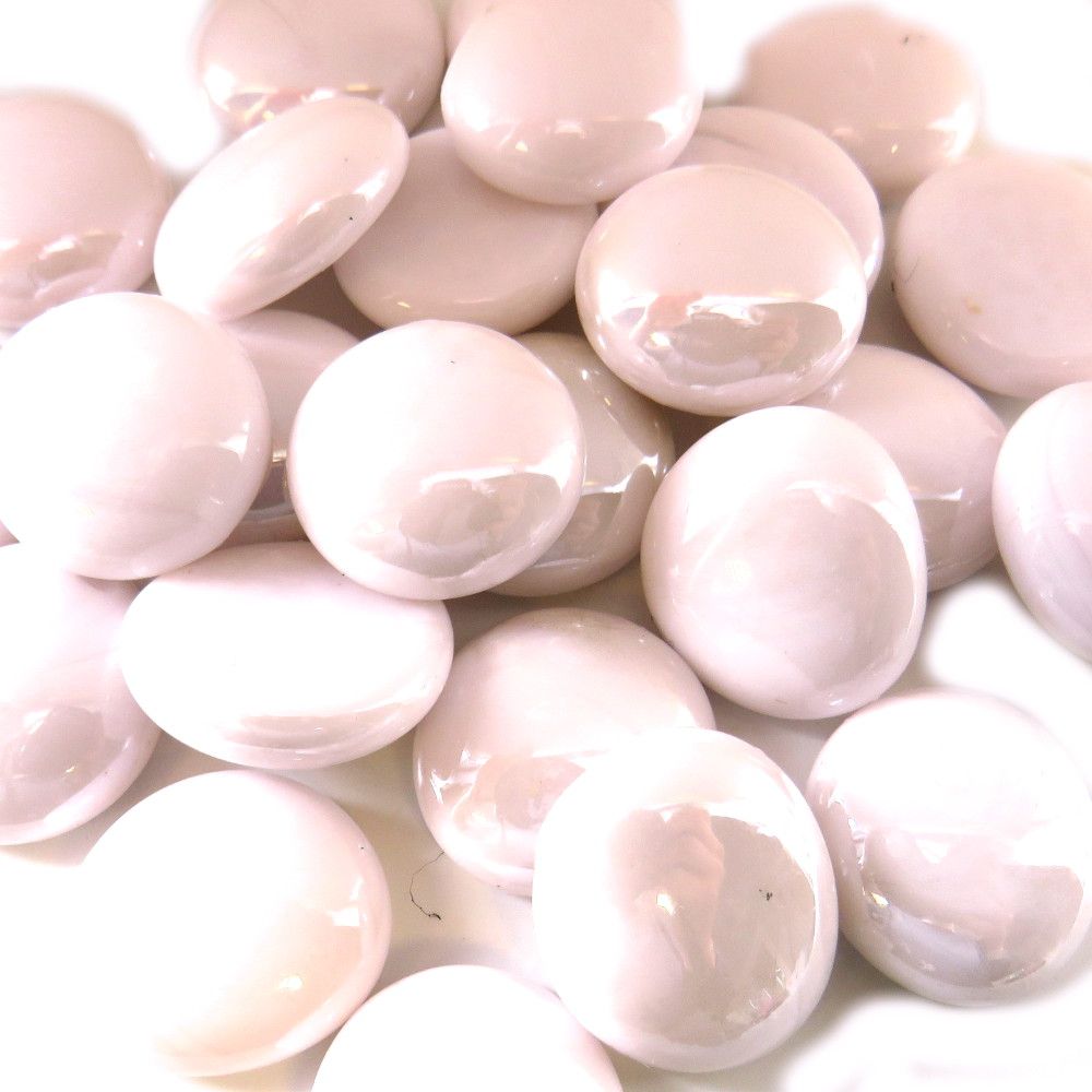 Glasdråber 16-20mm Opal Rosa