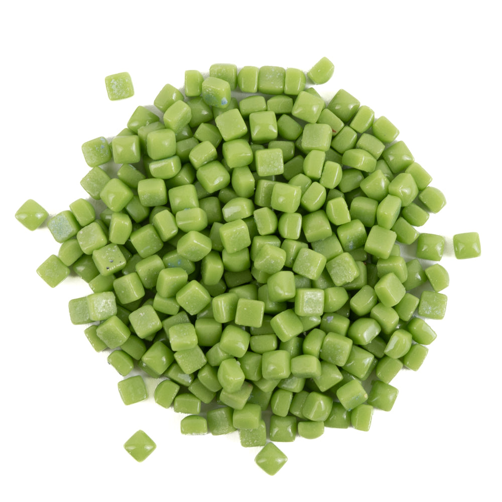 Micro Glass Cubes 4,8mm  New Green