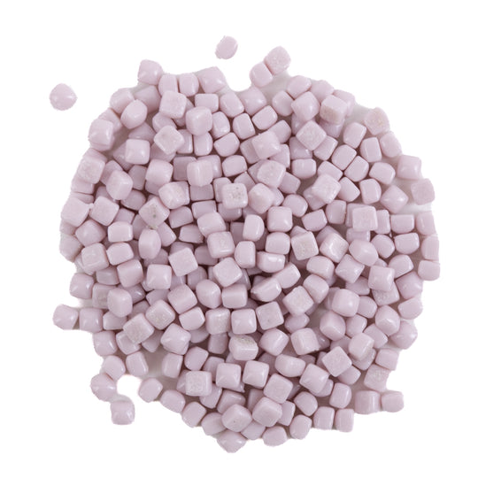 Micro Glass Cubes 4,8mm  Pale Pink