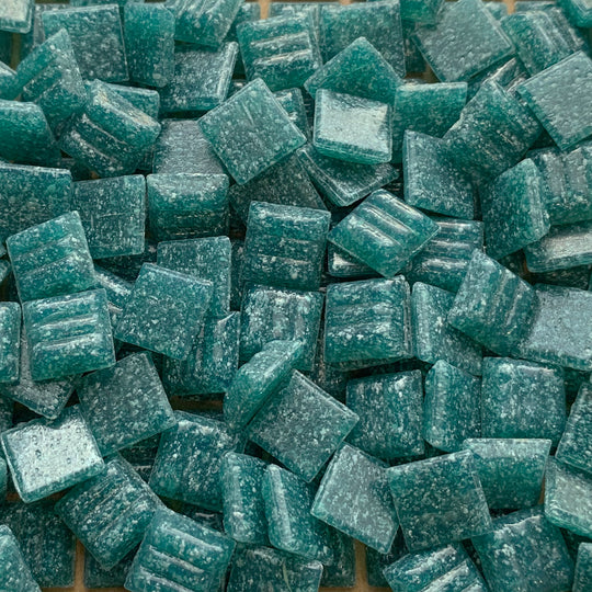 Glasmosaik 10 mm Dybhavsblå (løs)