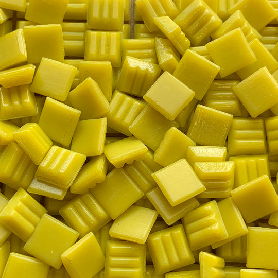 Glasmosaik 10 mm Citron (lös)