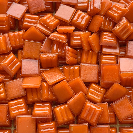 Glasmosaik 10 mm Orange (lös)
