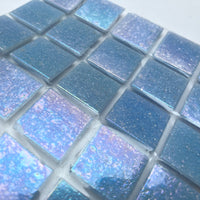 Iridescent Glass Mosaic 20mm  Celestial