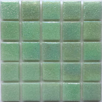 Glasmosaik Irisierend 20mm  Keimgrün
