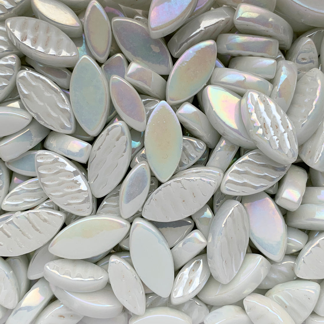 Petals Iridised White