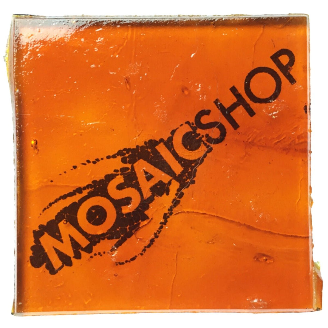 Lasimosaiikki – Albertini-lasi mandariini (Mandarine) - mosaicshop
