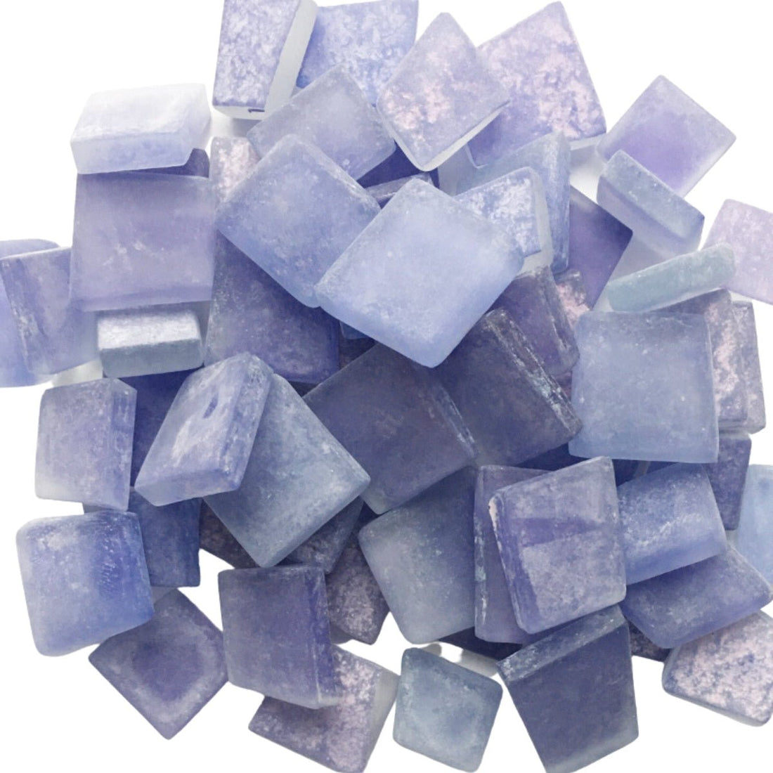 Verre Mosaique - glass mosaic -Glasmosaik-glasmozaïek-Beachglass Blauw - mosaicshop