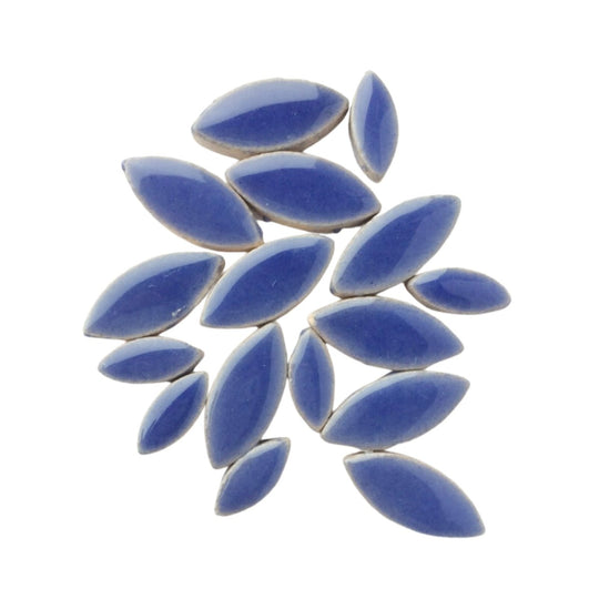 Mosaiksteinen Elipsenform  Dunkelblau
