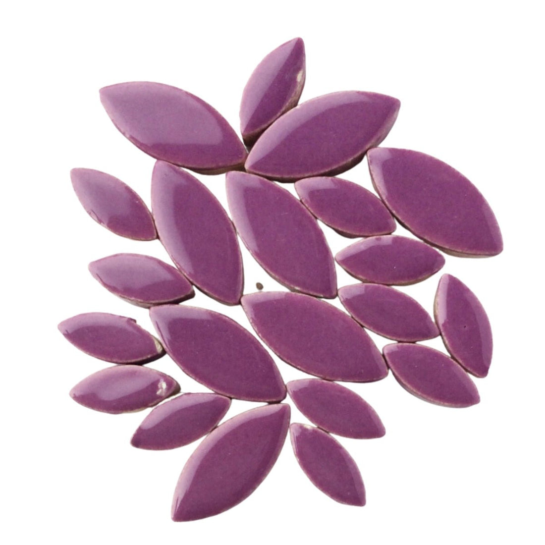 Ceramic Petals  Purple — Mosaicshop