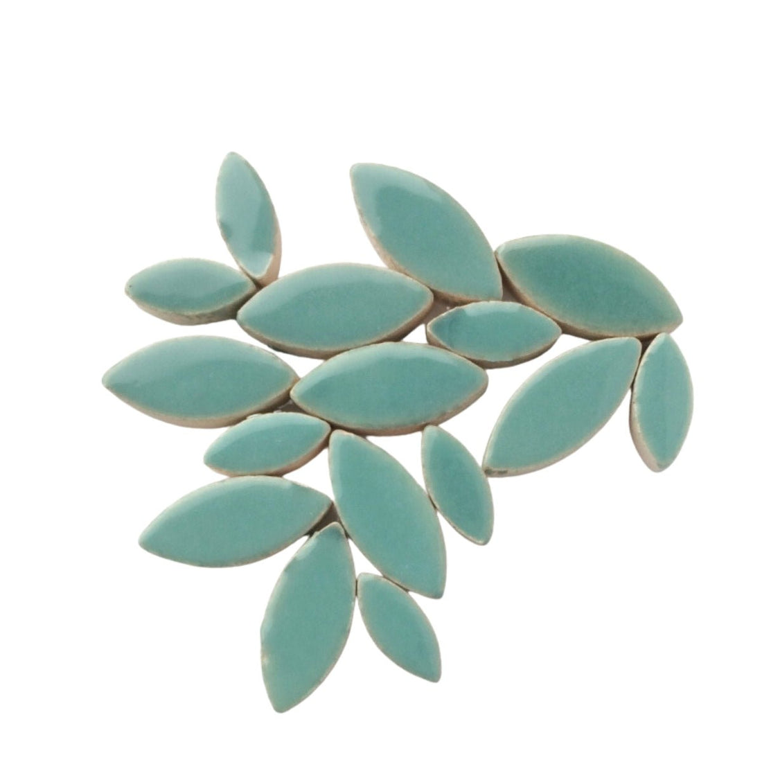 Mosaiksteinen Elipsenform  Phetalogrün — Mosaicshop