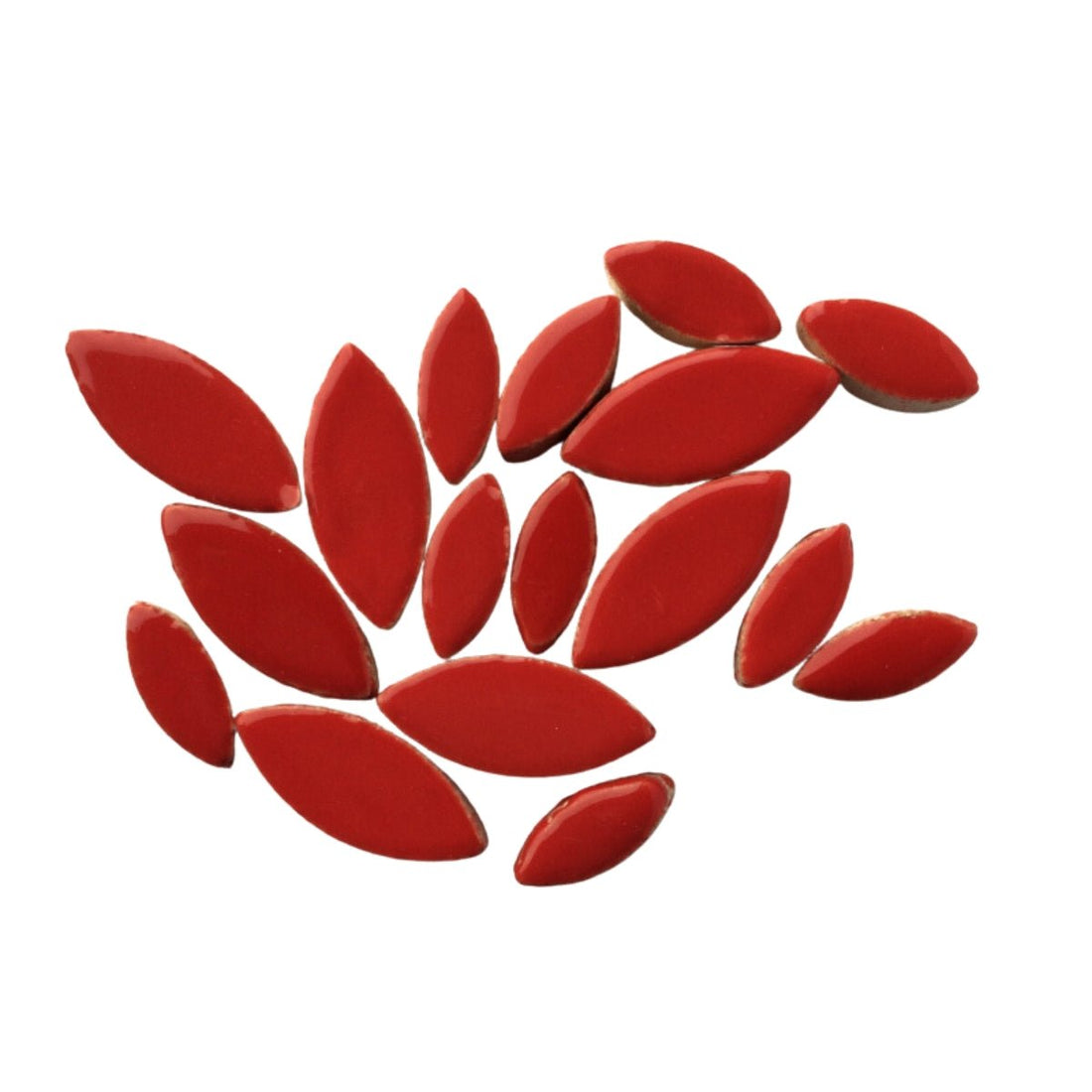 Mosaiksteinen Elipsenform  Rot — Mosaicshop