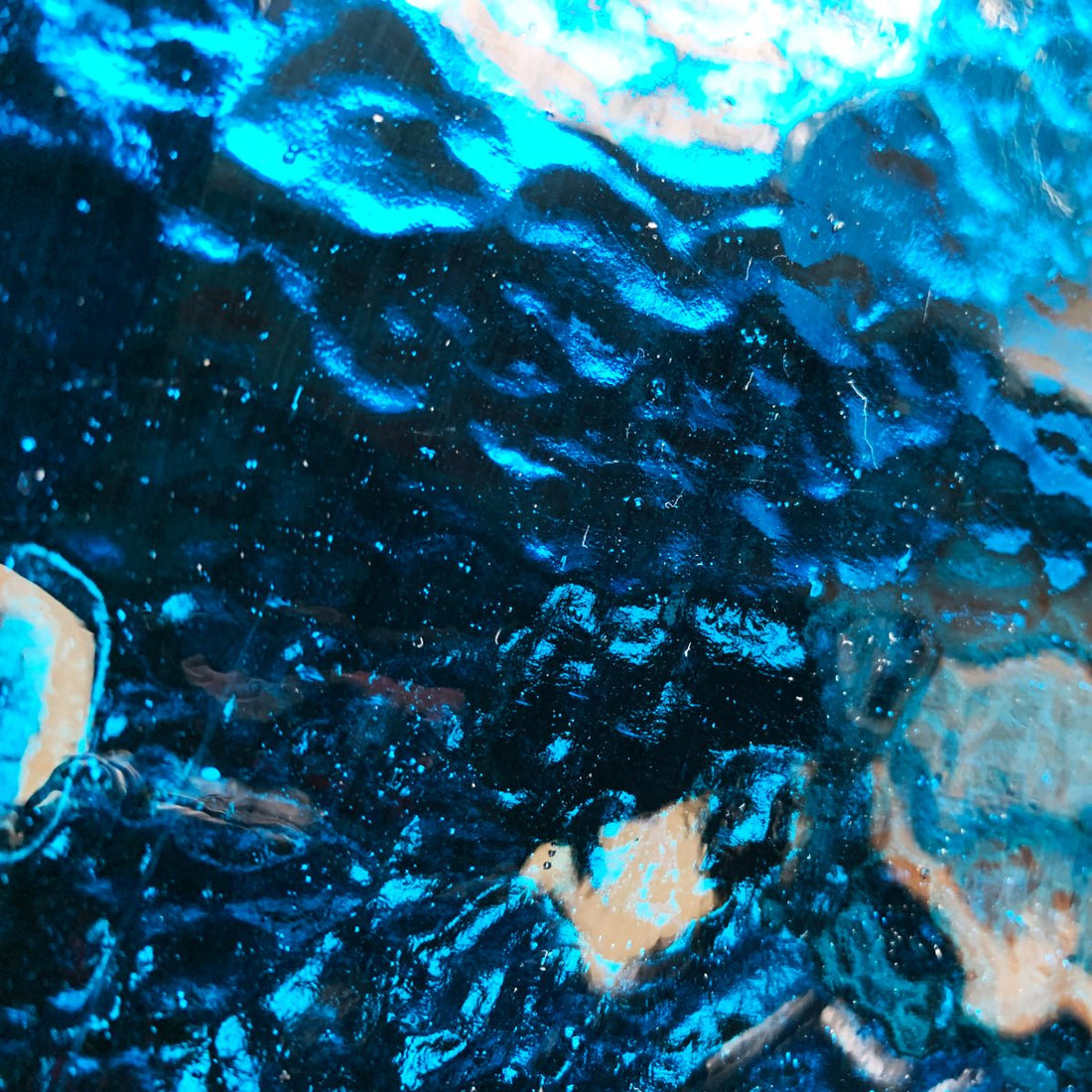 Verre Mosaique - glass mosaic -Glasmosaik-glasmozaïek-Gekleurde Spiegel Ijsvogel - mosaicshop