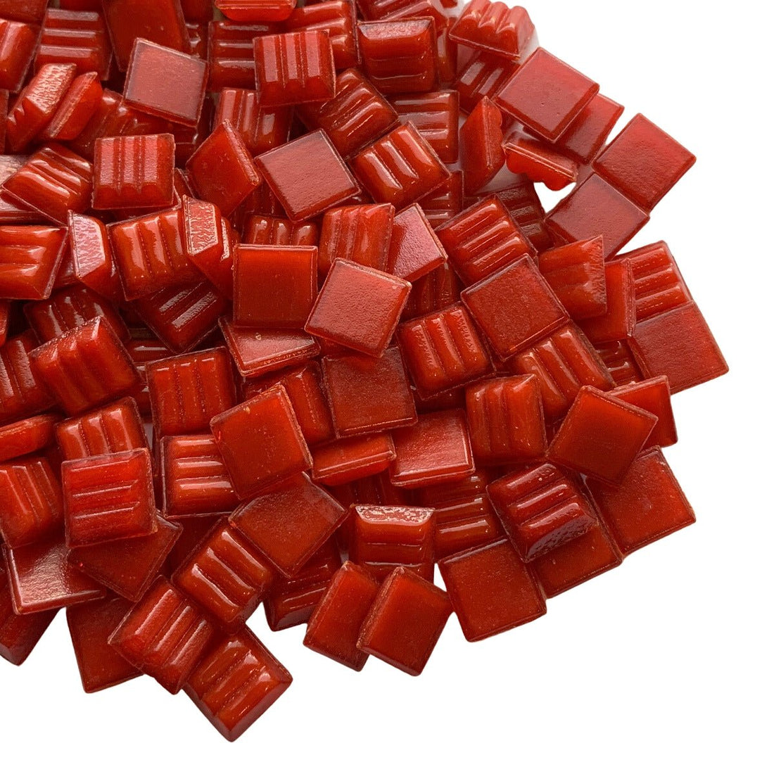 Lasimosaiikki 10 mm punainen