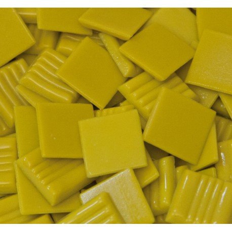 Glasmosaik 20mm Citron