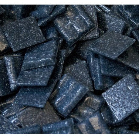 Verre Mosaique - glass mosaic -Glasmosaik-glasmozaïek-Glasmozaiek 20mm Marine Blauw - mosaicshop