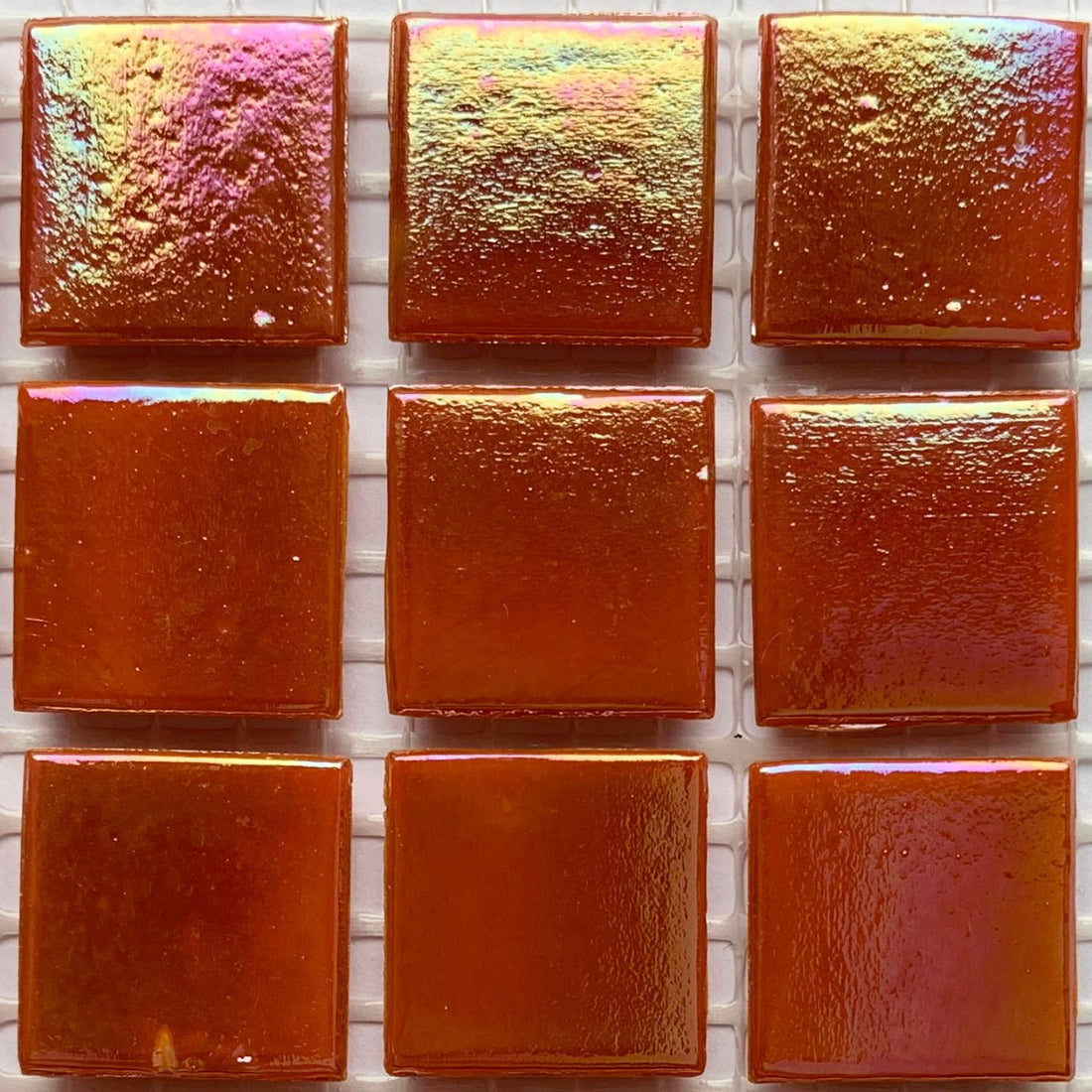 Verre Mosaique - glass mosaic -Glasmosaik-glasmozaïek-Glasmozaiek Iriserend 20mm Agaat - mosaicshop