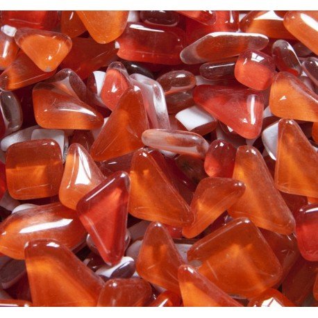 Glaspuzzle – Orangefarbene Lilie