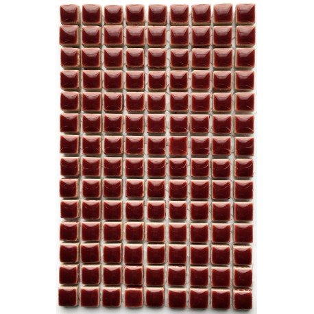 Keramisk mosaik 10mm Bordeaux