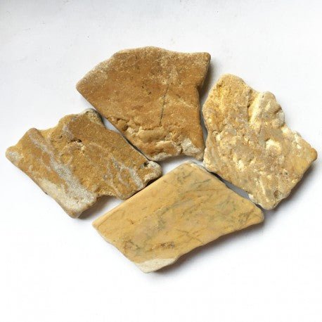 Marmor Polygon Travertin Giallo — Mosaicshop