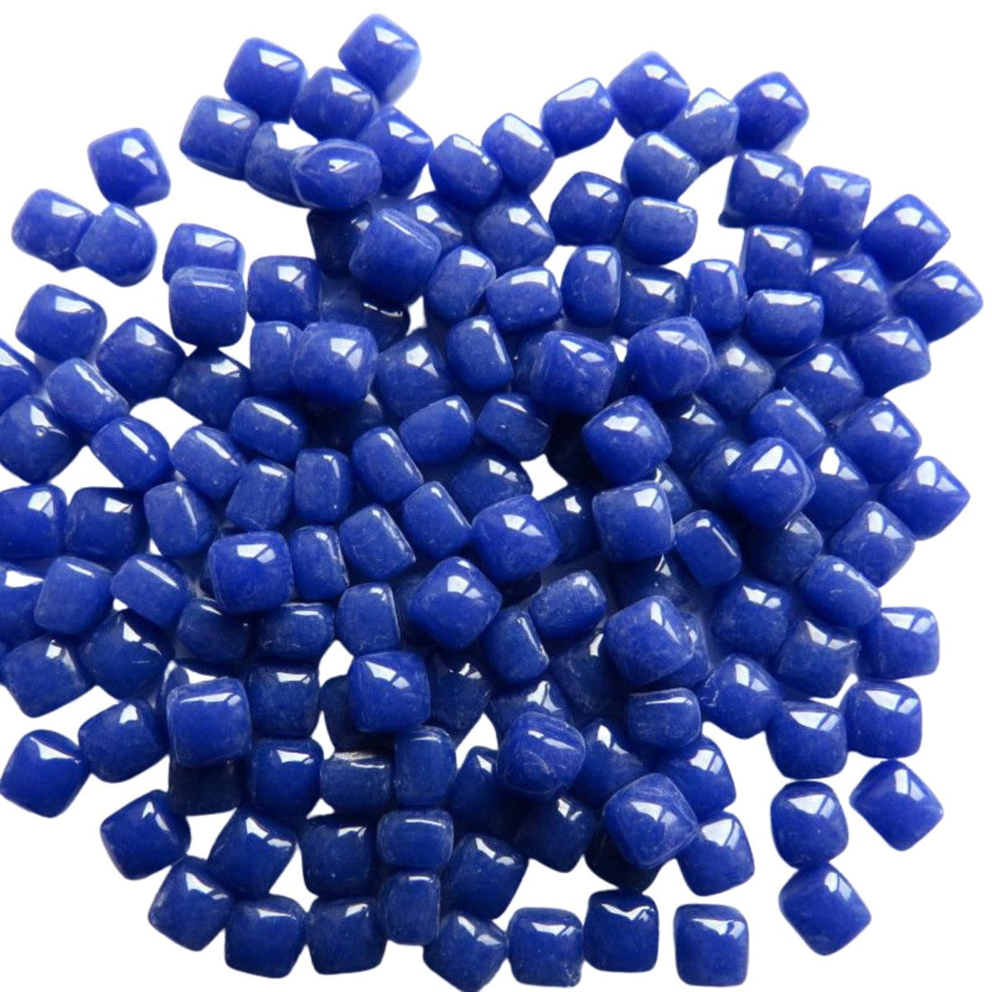 Verre Mosaique - glass mosaic -Glasmosaik-glasmozaïek-Micro Glasmozaiek 4,8mm Warmblauw - mosaicshop