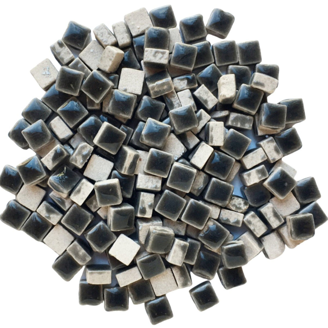 Micro Keramiksteine 5mm  Dunkelgrau — Mosaicshop