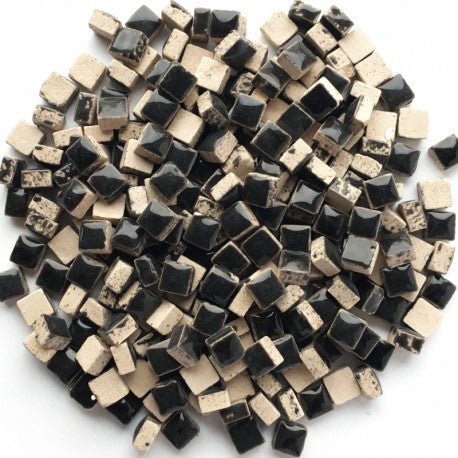 Micro Keramiksteine 5mm  Schwarz — Mosaicshop