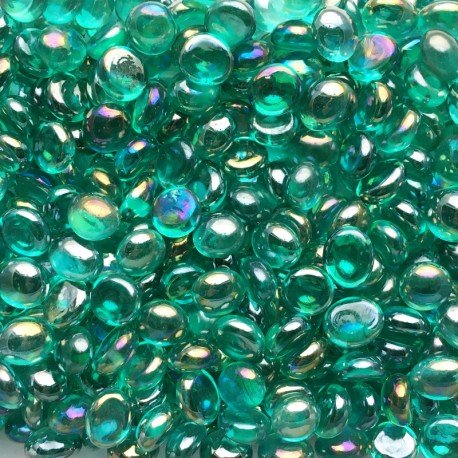 Lasimosaiikki – Minilasipisarat 9-13mm timantinsyaani - mosaicshop