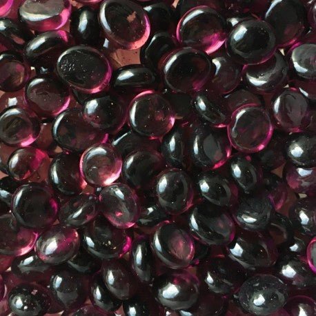 Verre Mosaique - glass mosaic -Glasmosaik-glasmozaïek-Mini Glasdruppels 9-13mm Druif - mosaicshop