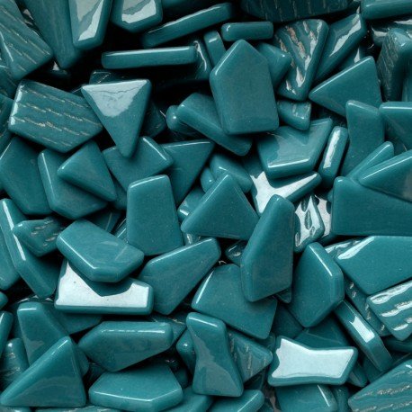 Ottoman Pussel Mörk Cyan
