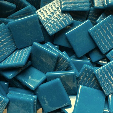 Pâte de Verre 25mm Dark Lake Blue