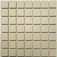 Winckelmans Blanc – matt 20x20 mm mosaic tiles on mesh