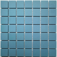 Winckelmans Bleu Foncé – matta mosaikplattor, 20x20 mm på nät